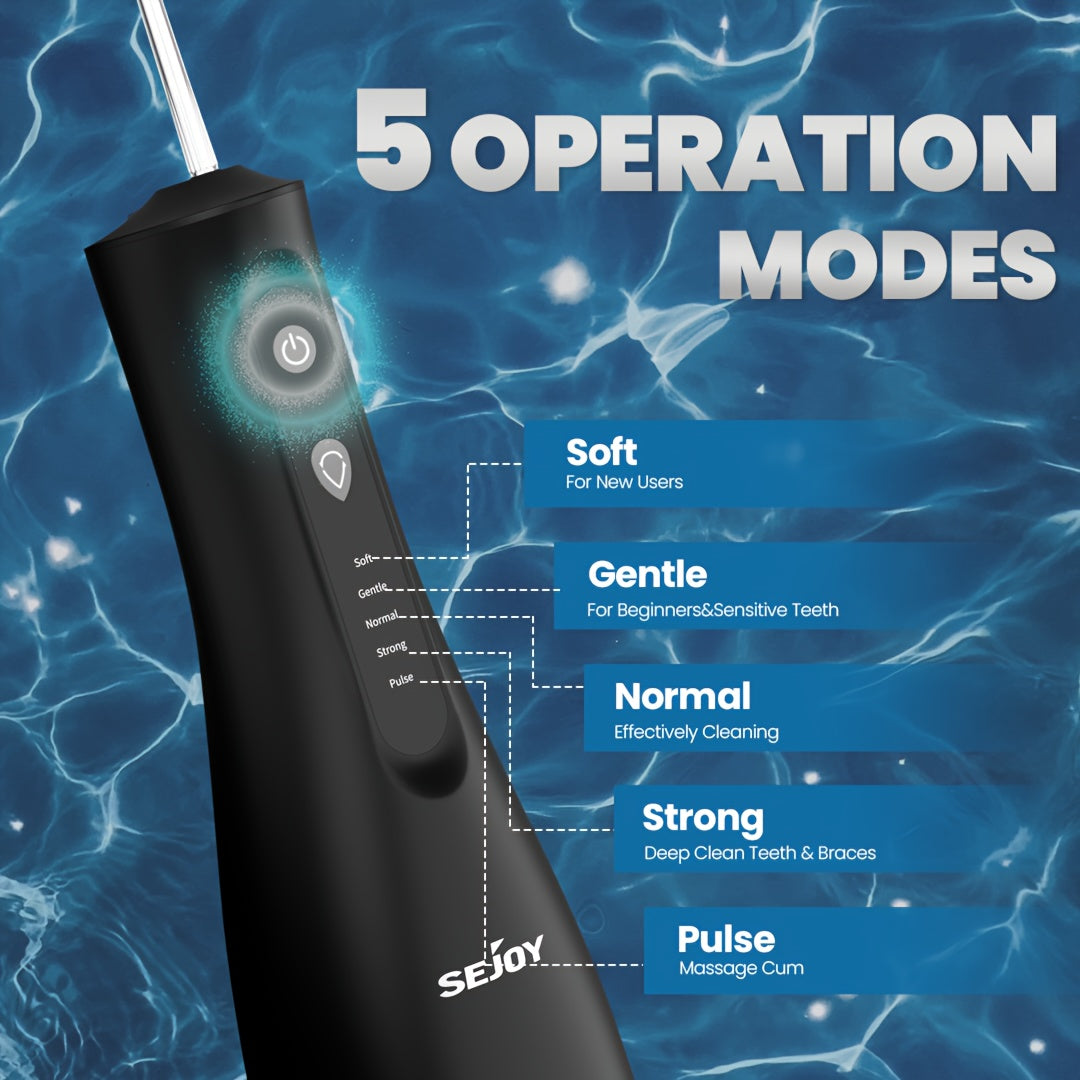 Cordless Portable Rechargeable Water Dental Flosser-1