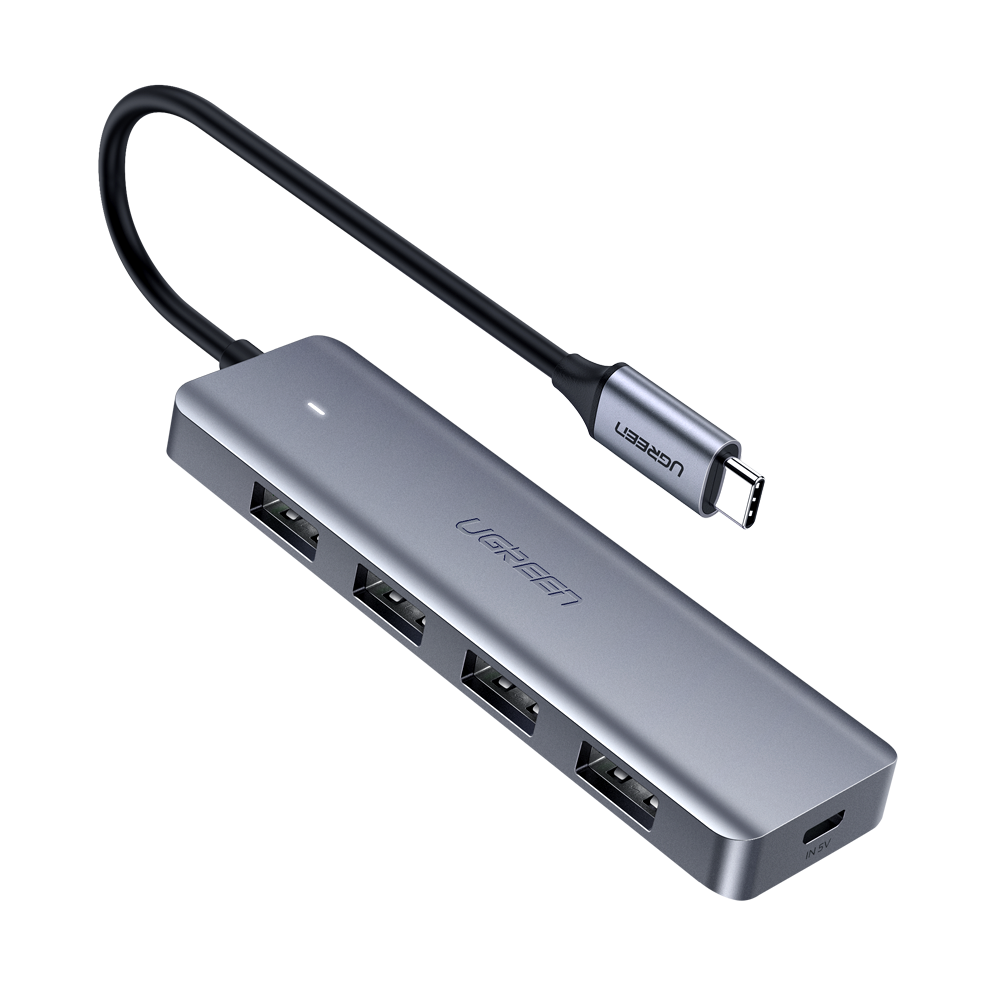 NNEDSZ 4-Port USB3.0 Hub with Micro USB Power Supply 70336