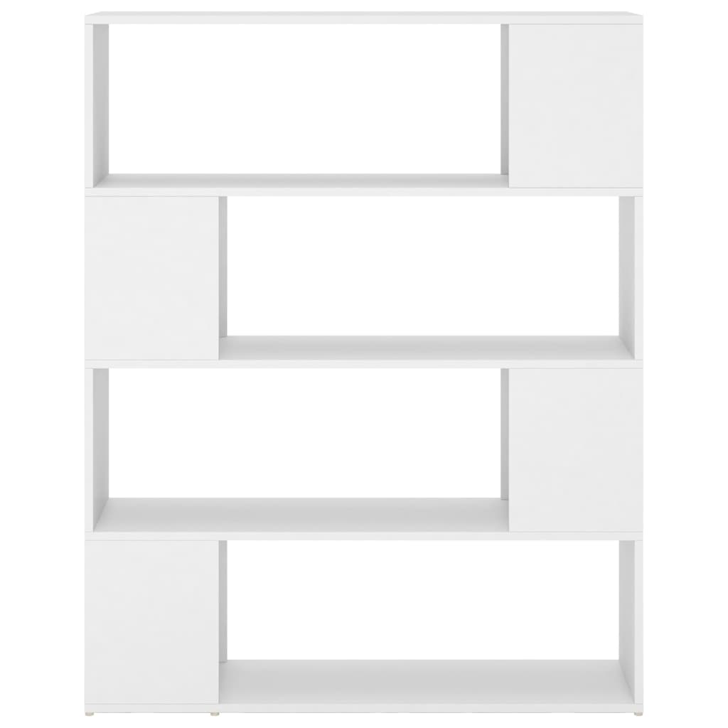 NNEVL Book Cabinet Room Divider White 100x24x124 cm
