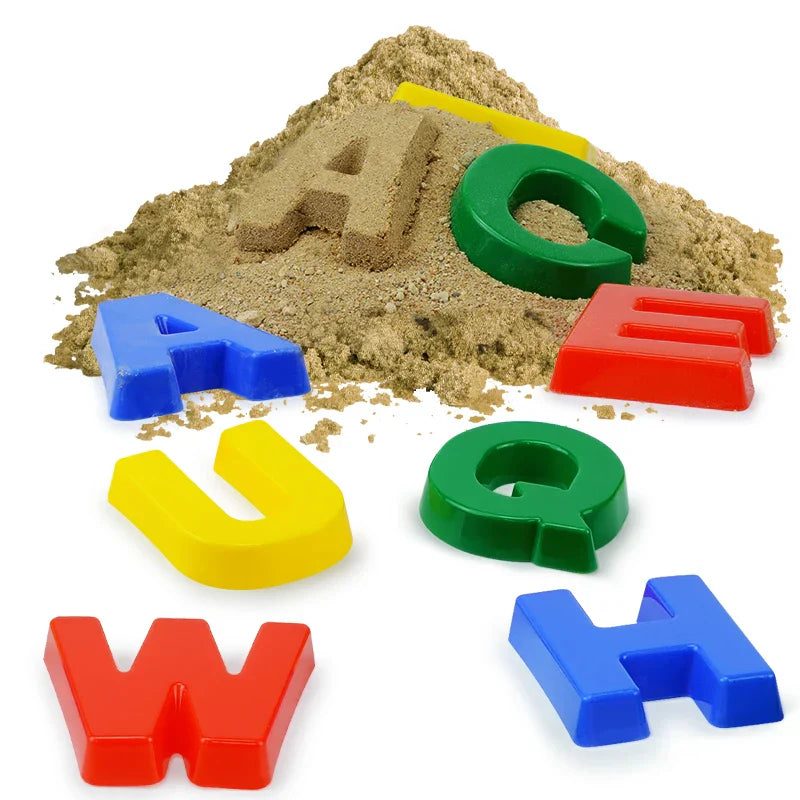 Alphabet Sand Molds Educational Beach Toys (26pcs)-3