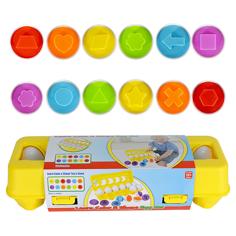 Egg Shape Matching Educational Toy for Kids-6