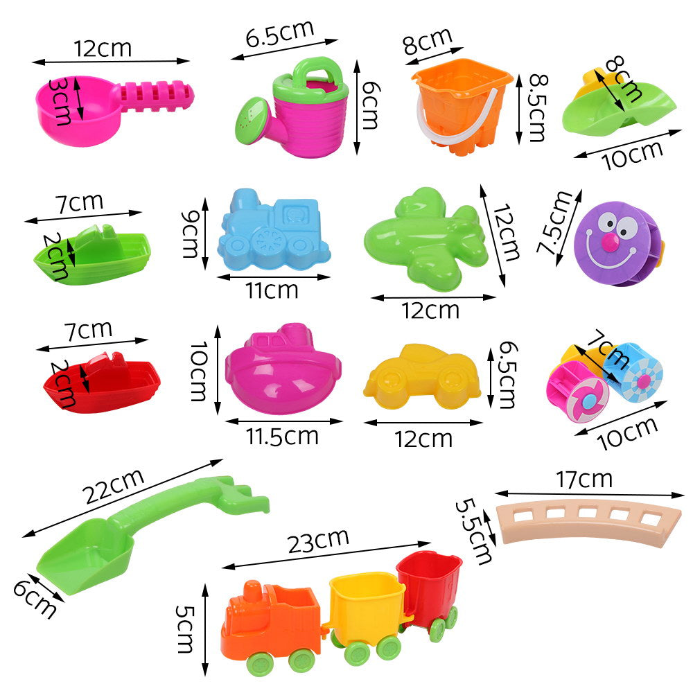 NNEDSZ 26 Piece Kids Umbrella & Table Set