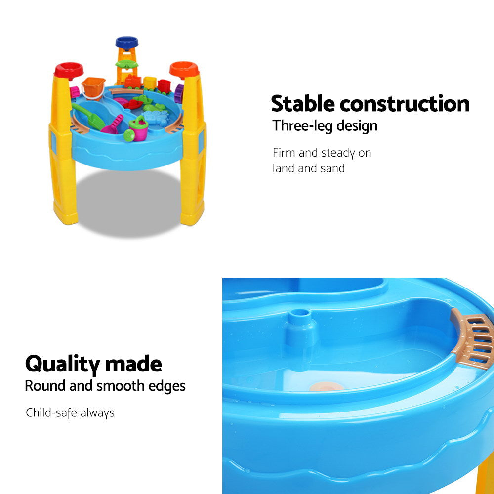 NNEDSZ 26 Piece Kids Umbrella & Table Set