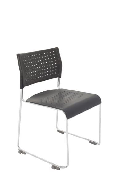NNE Polypropylene Sled Base Visitor/ Conference Chair With Linking Feature-0