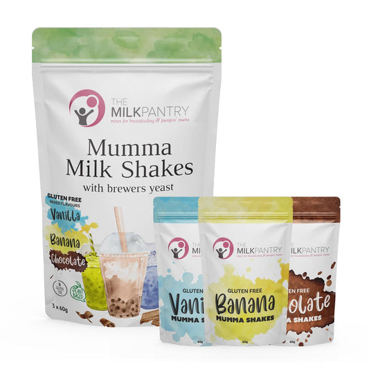 Gluten Free Mumma Shake Sampler Pack (3 x 60g – 9 Serves) 🌱🥤💕